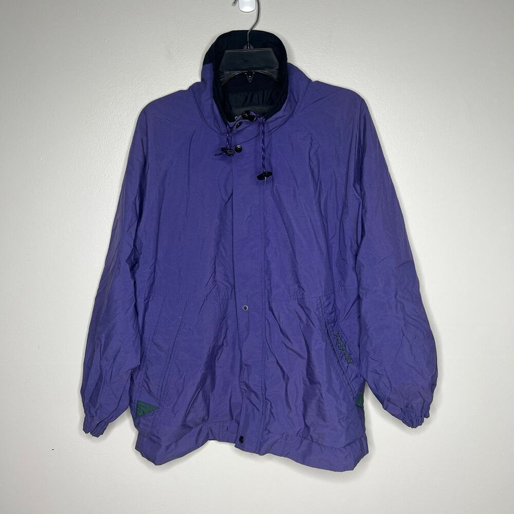 Vintage Jansport Ski Coat Jacket Size‎ Medium Purple 80s 90s Retro Ski Snowboard